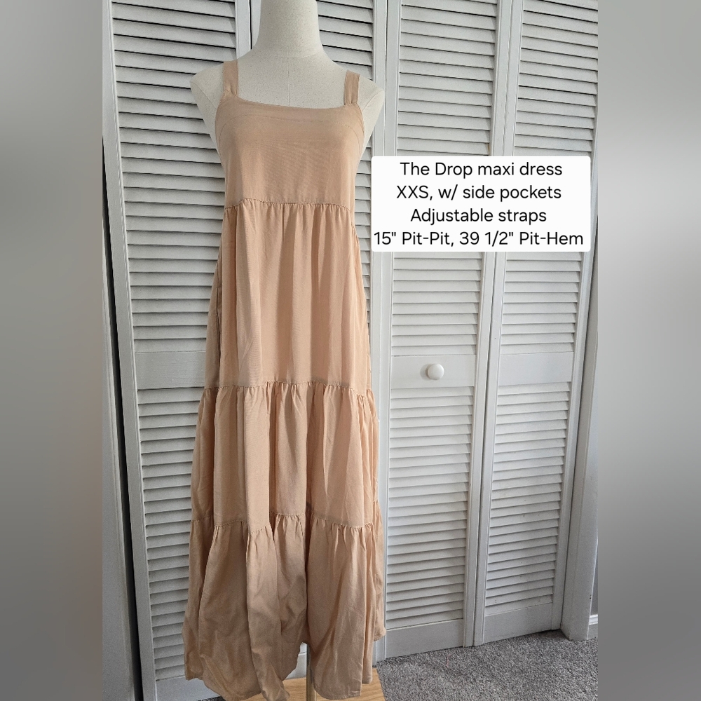 The Drop Women's Tan Maxi Dress